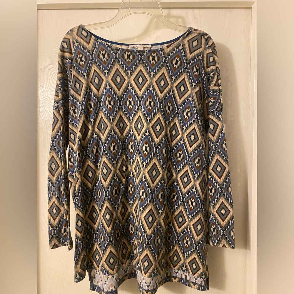 Aztec Print Tunic Shirt